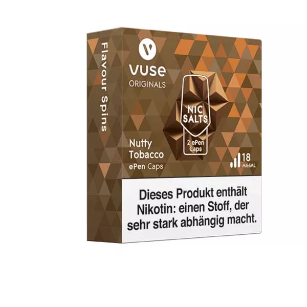 Vuse ePen Caps Nutty Tobacco Nic Salts 18mg