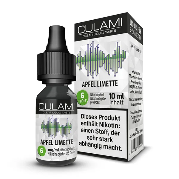 CULAMI Apfel Limette 6mg 10ml Liquid