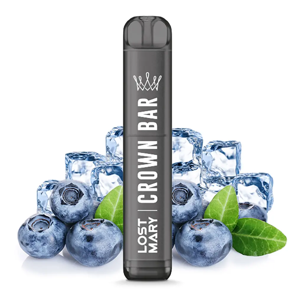 Crown Bar Blueberry Ice 20mg by Al Fakher X Lost Mary Einweg E-Zigarette STEUERWARE