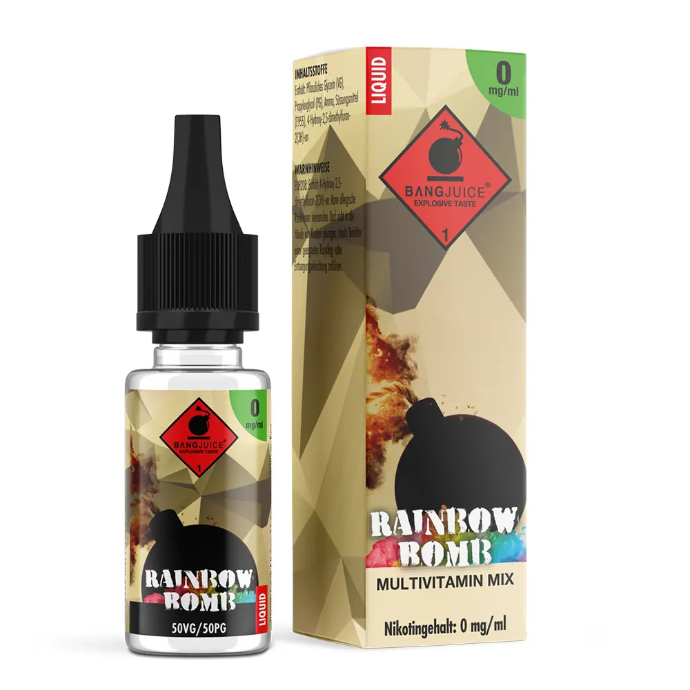 Bang Juice Rainbow Bomb 10ml Liquid 0mg