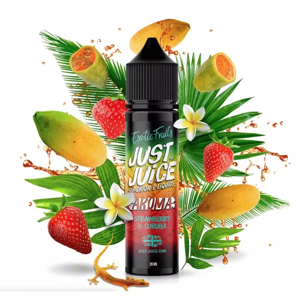 Just Juice Exotic Strawberry & Curuba 20ml in 60ml Flasche