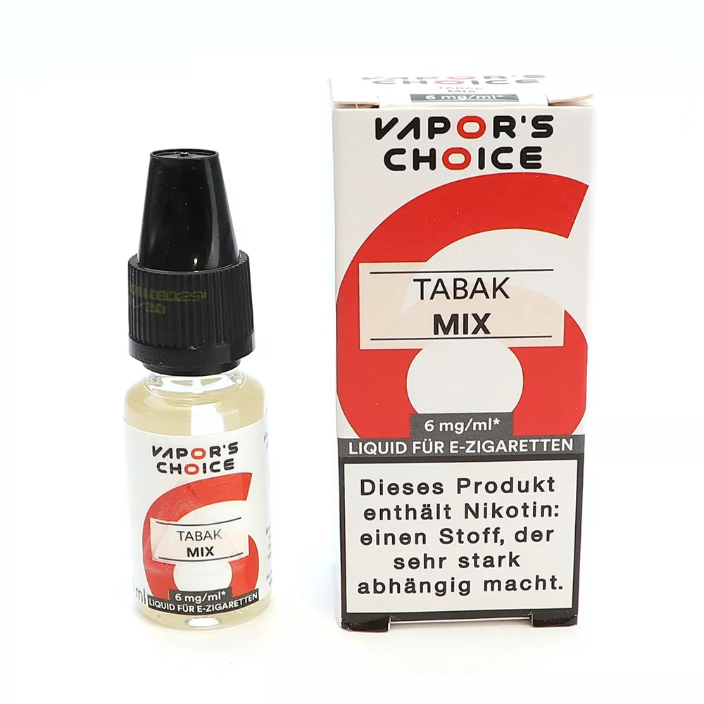 Vapors Choice Tabak Mix 6mg 10ml