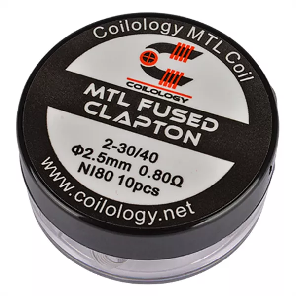 Coilology MTL Fused Clapton 0,8Ohm Nichrome (10Stk./VE)