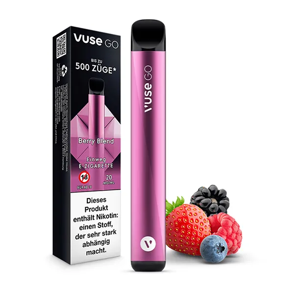 Vuse GO Berry Blend 20mg Einweg E-Zigarette STEUERWARE