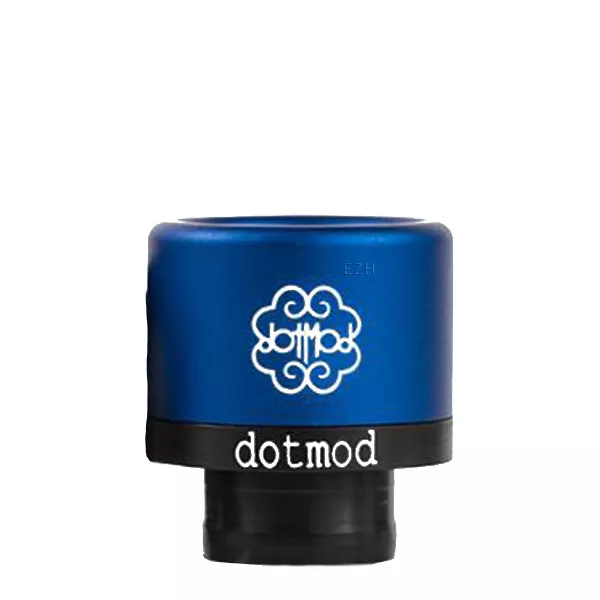Dotmod friction-fit dripTip royal blue