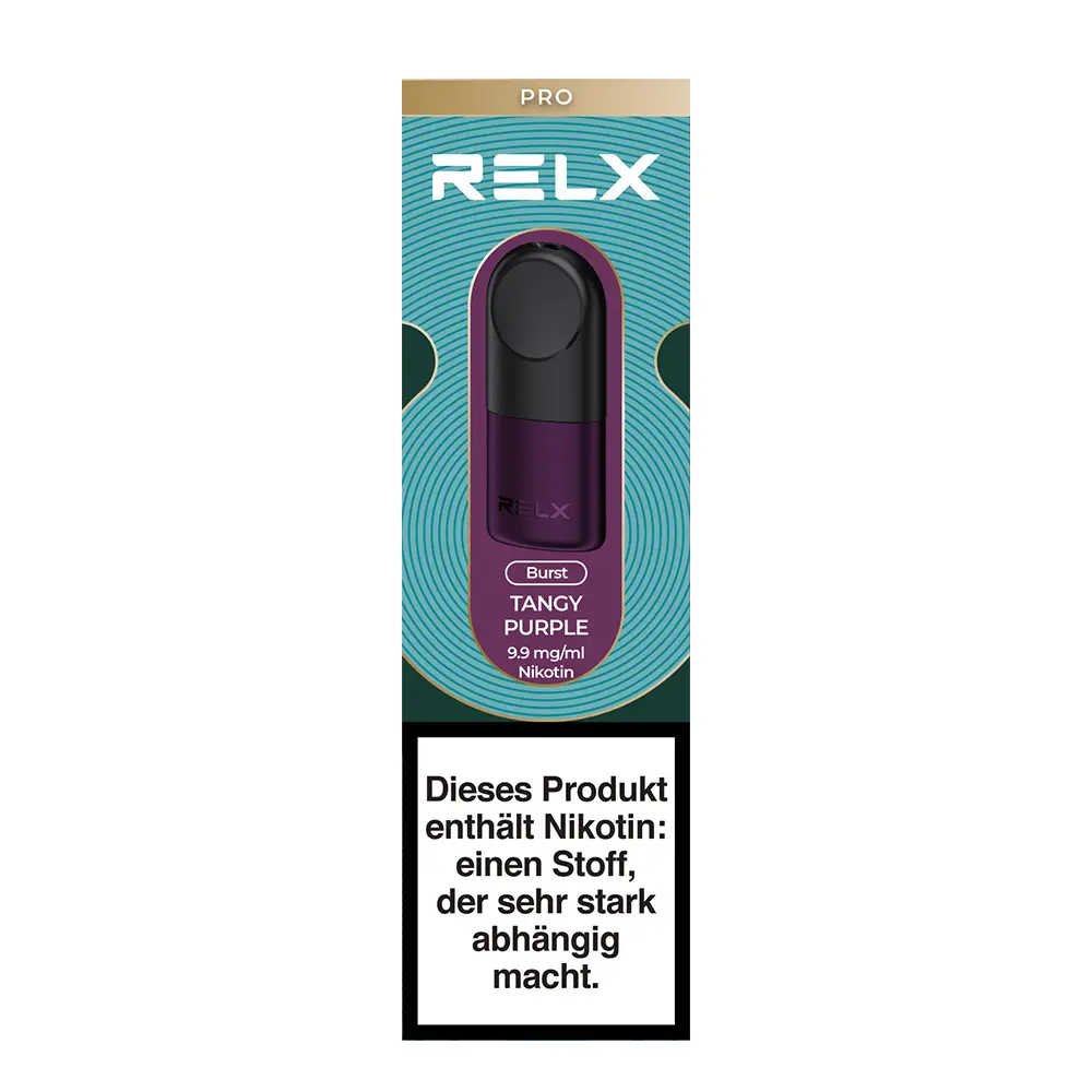 RELX Pod Pro 2er Pack Tangy Purple 9,9mg STEUERWARE