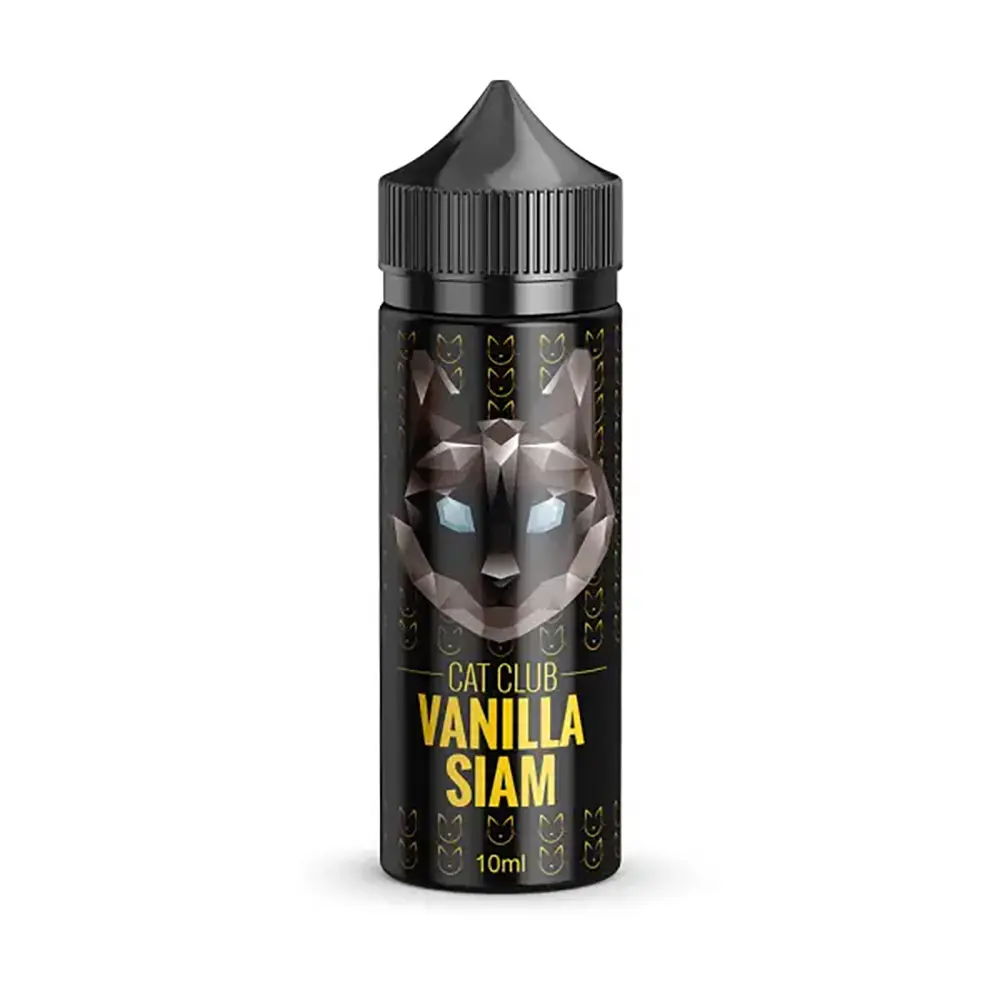 Cat Club Aroma Longfill - Vanilla Siam - 10ml in 120ml Flasche STEUERWARE