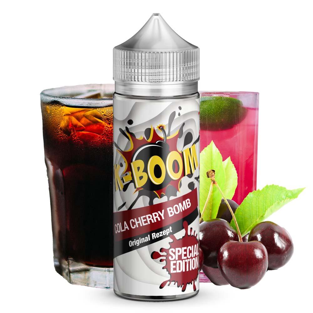 K-Boom Cola Cherry Bomb Original Rezept 10ml Aroma STEUERWARE