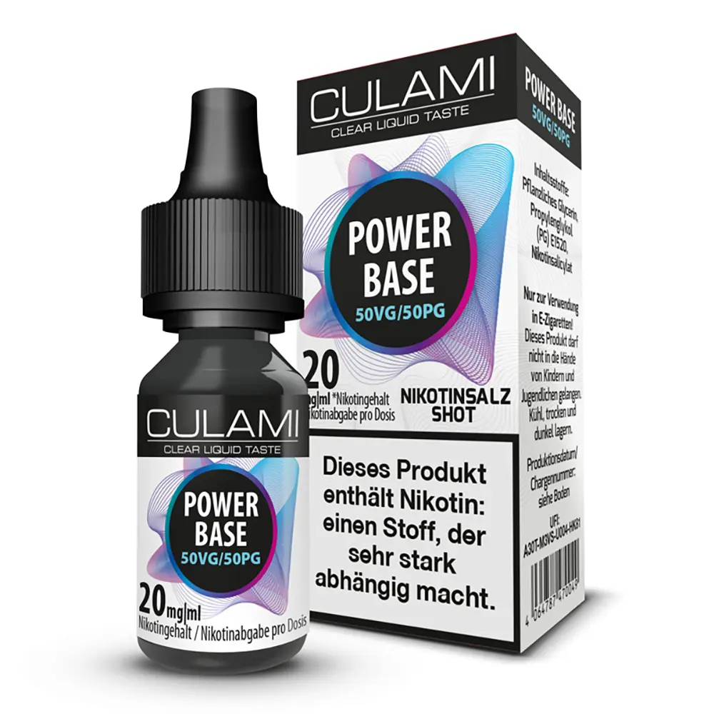 CULAMI Nikotin Salz Shot 50PG/50VG 20 mg/ml STEUERWARE