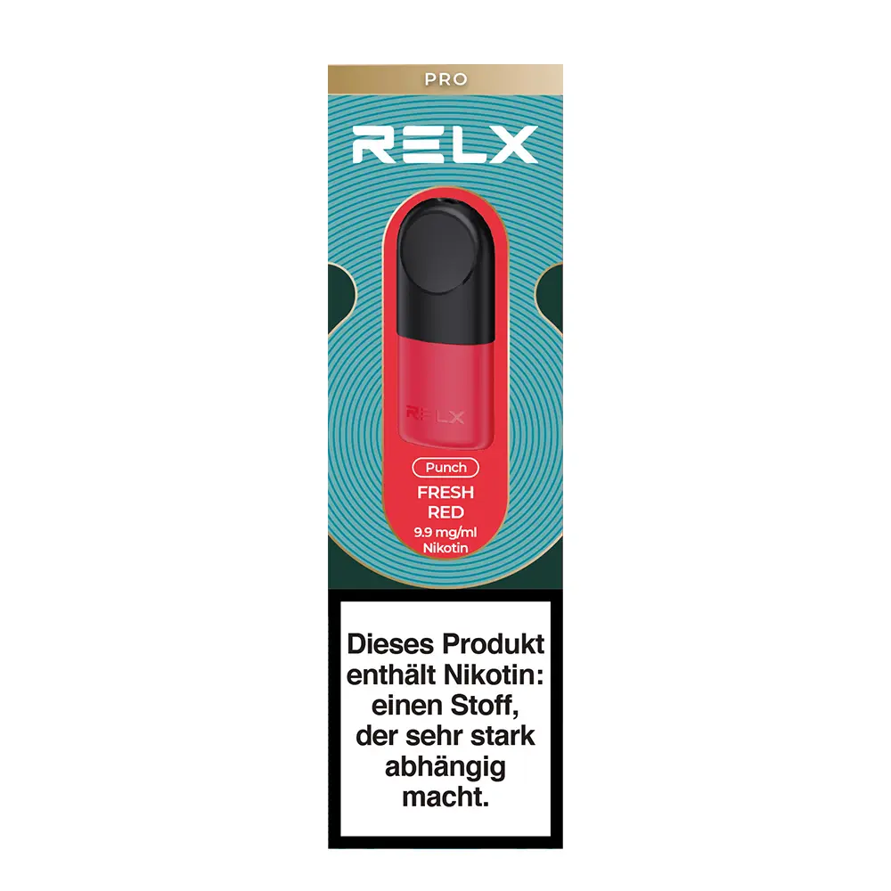 RELX Pod Pro 2er Pack Fresh Red 9,9mg STEUERWARE