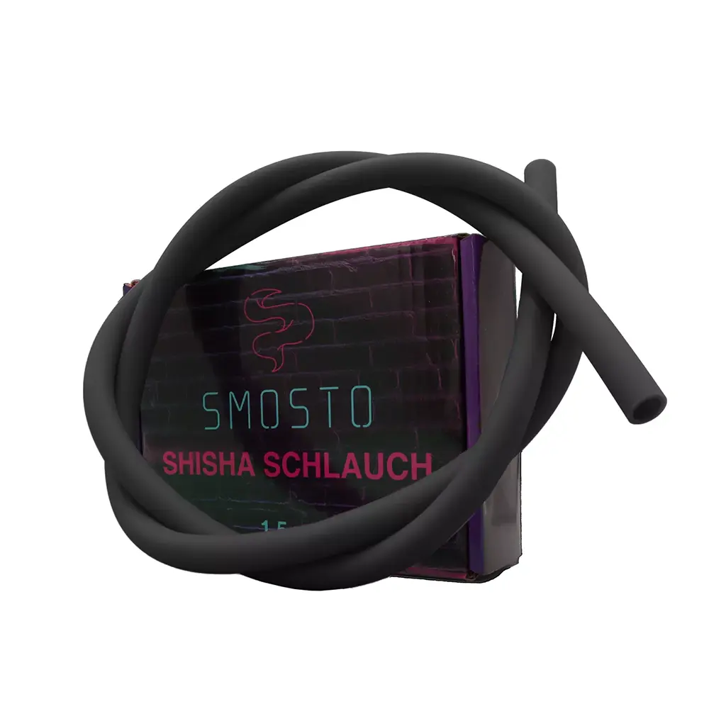 Smosto Shisha Schlauch Schwarz 1,50 Meter