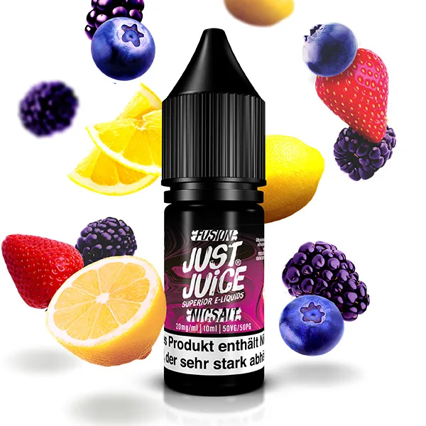 Just Juice Fusion Nic Salt Berry Burst & Lemonade 10ml 20mg