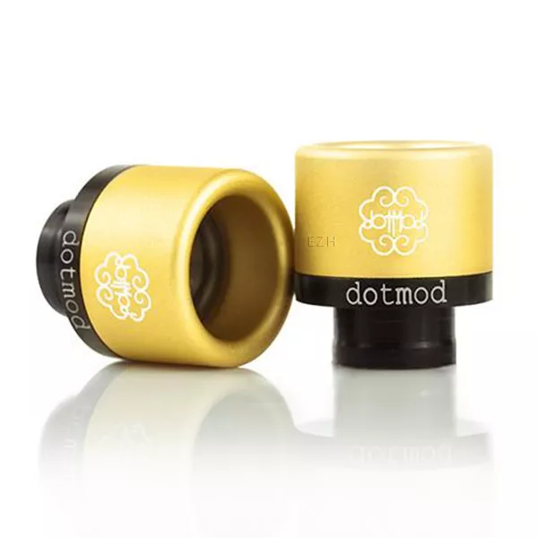 Dotmod friction-fit dripTip gold
