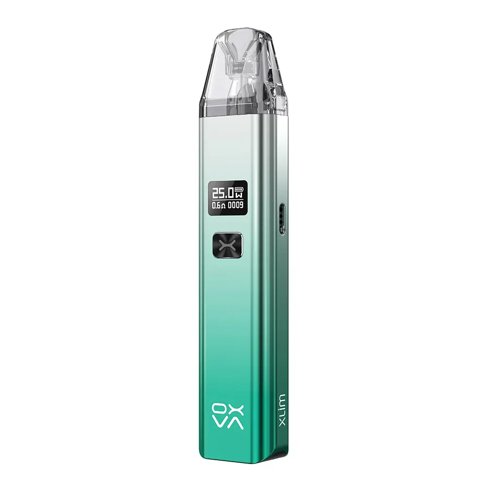 Oxva Xlim Kit V2 Shiny Silver Green