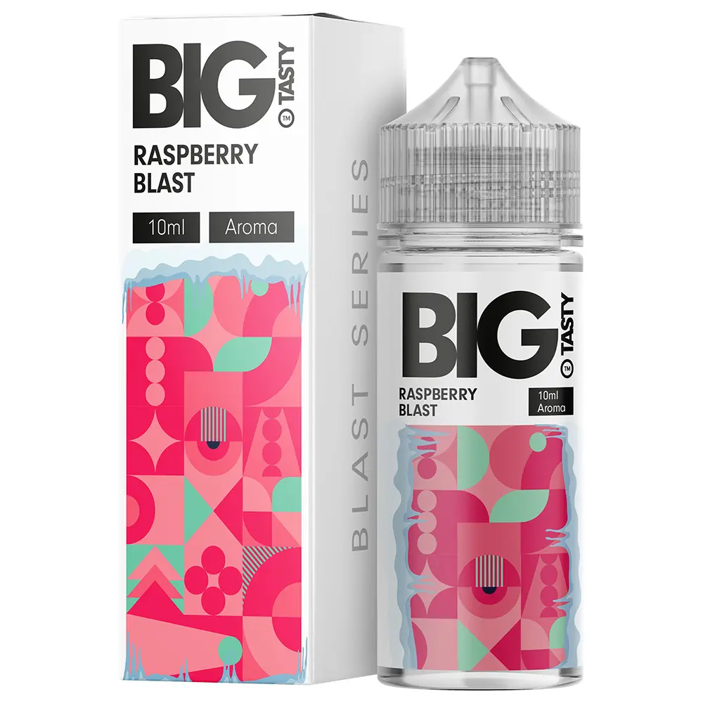 Big Tasty Longfill - Raspberry Blast - 10ml in 120ml Flasche STEUERWARE