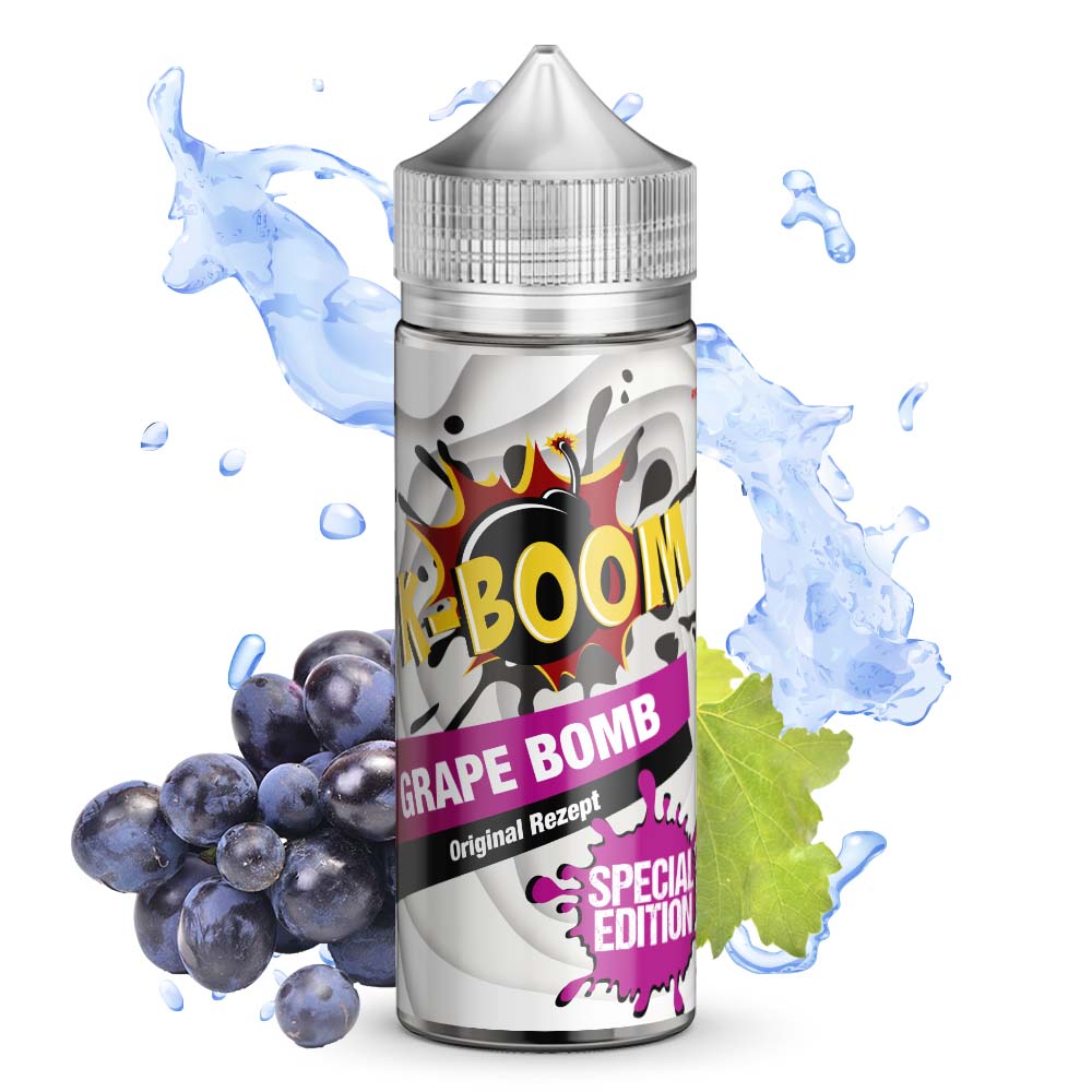 K-Boom Grape Bomb Original Rezept 10ml Aroma STEUERWARE