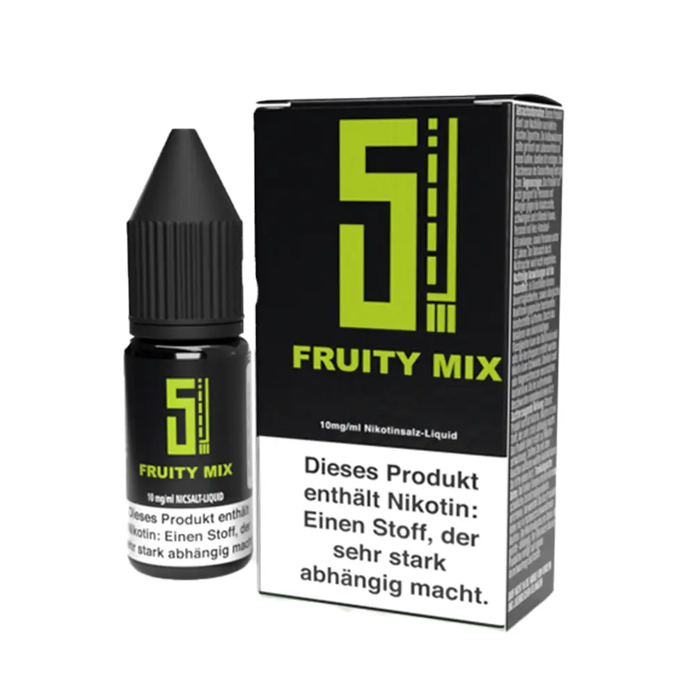 5EL Fruit Mix 10ml Nikotinsalzliquid 10mg STEUERWARE