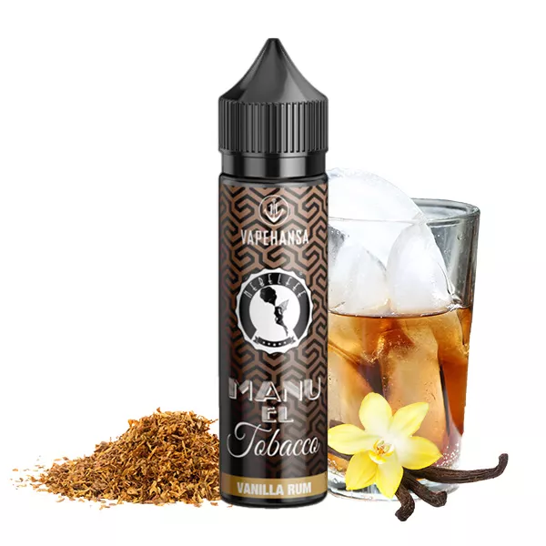 Nebelfee's Manu El Tobacco Vanilla Rum Aroma 10ml in 60ml Flasche
