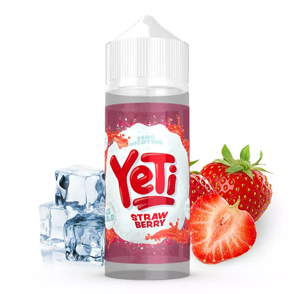 Yeti Strawberry 100ml in 120ml Flasche