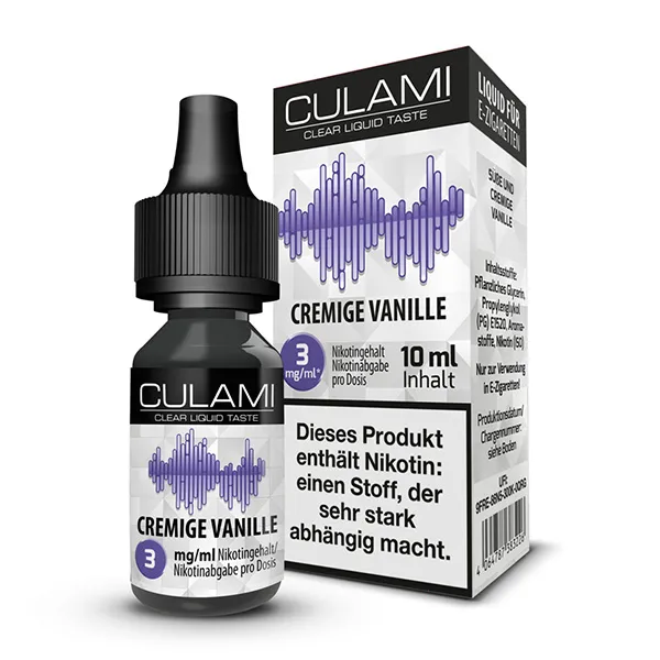 CULAMI Cremige Vanille 3mg 10ml Liquid