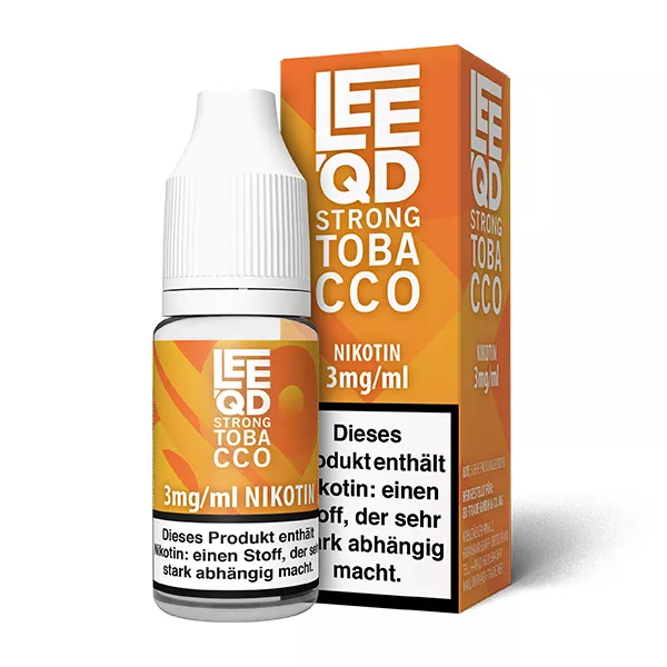 LEEQD Tabak Strong Tobacco 10ml 3mg Liquid