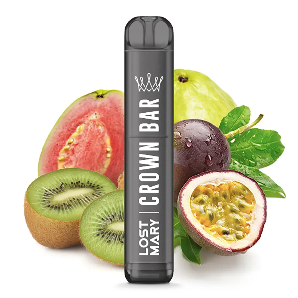 Crown Bar Kiwi Passion Fruit Guava 20mg by Al Fakher X Lost Mary Einweg E-Zigarette STEUERWARE