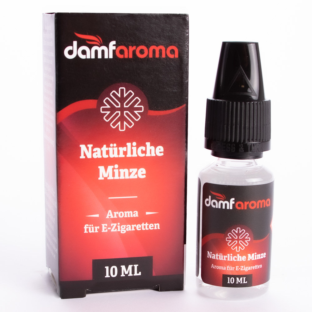damfaroma natürliche Minze 10ml Aroma STEUERWARE
