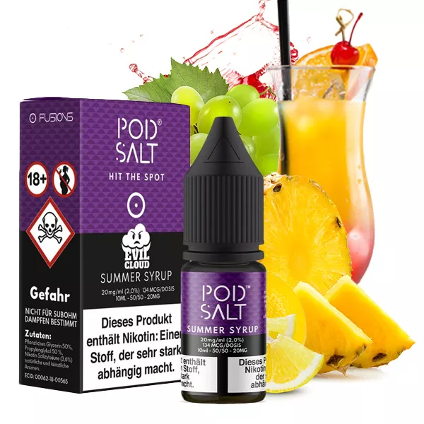 Pod Salt Fusion Summer Syrup 10ml - 20mg/ml