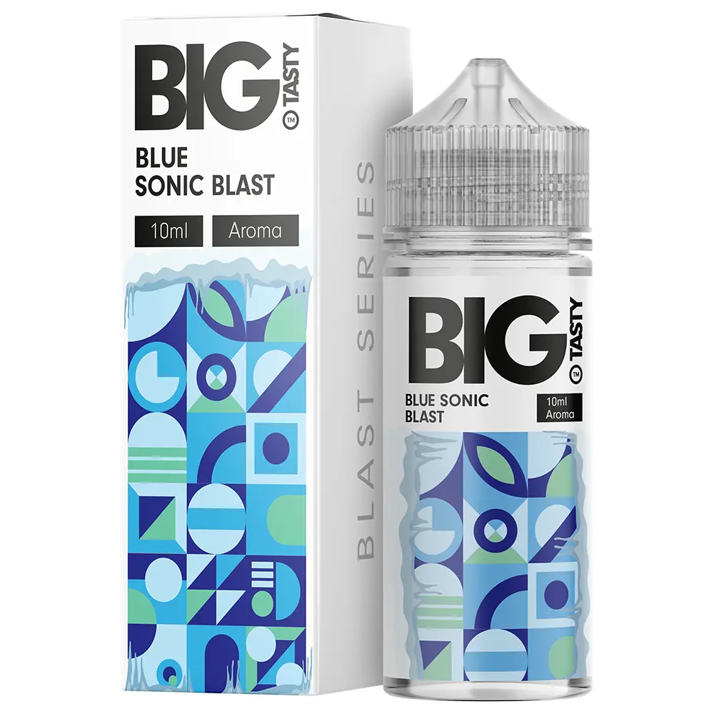 Big Tasty Longfill - Blue Sonic Blast - 10ml in 120ml Flasche STEUERWARE