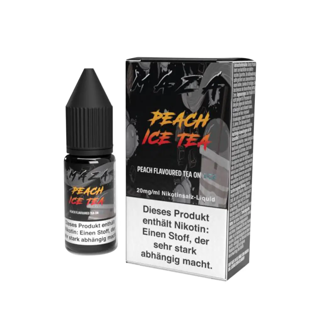 MaZa Peach Ice Tea 10ml Nikotinsalzliquid 20mg STEUERWARE