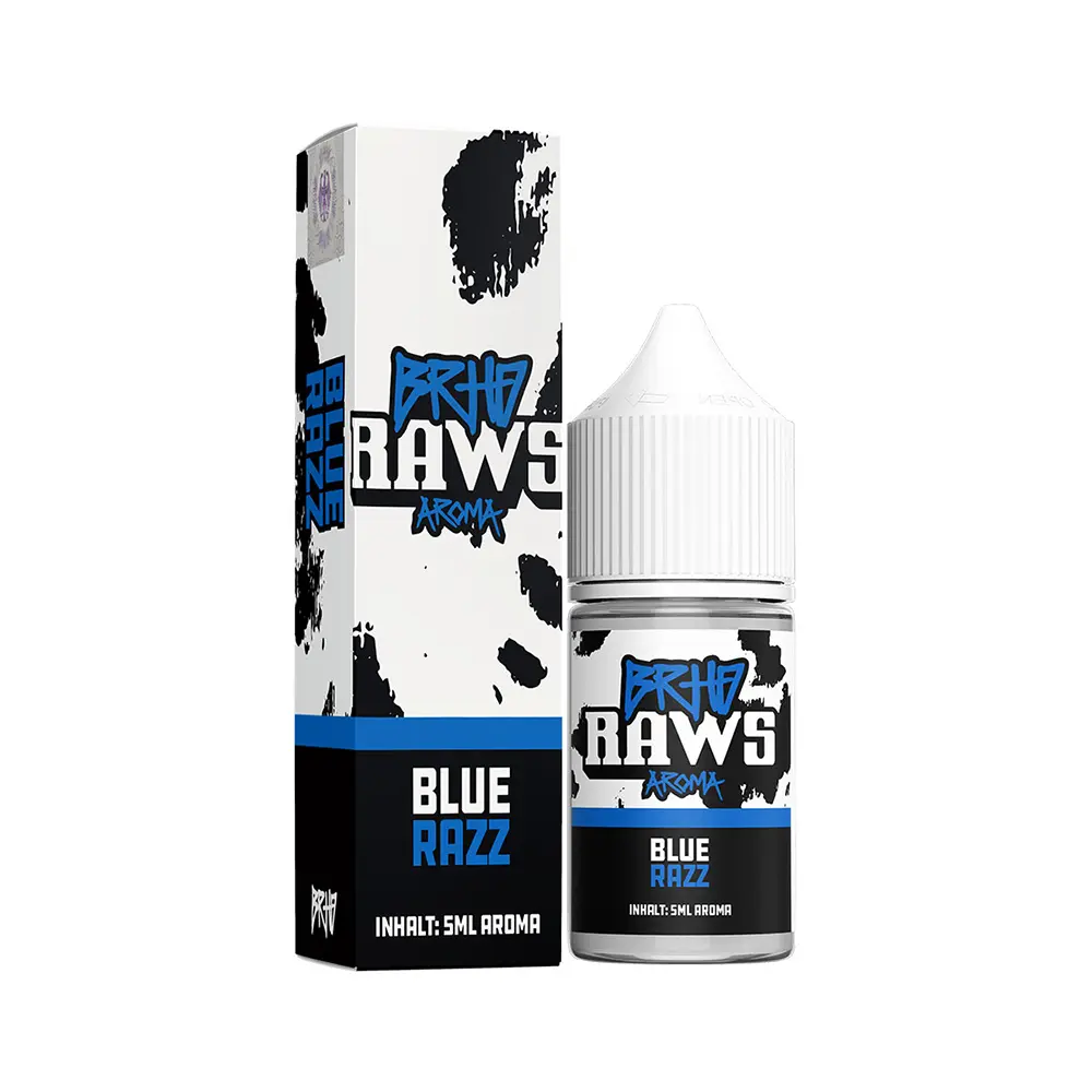 BRHD Barehead Aroma Longfill - RAWS Blue Razz - 5ml in 30ml Flasche STEUERWARE