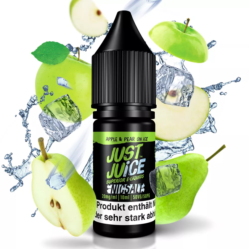 Just Juice Nic Salt Apple & Pear on Ice 10ml 20mg