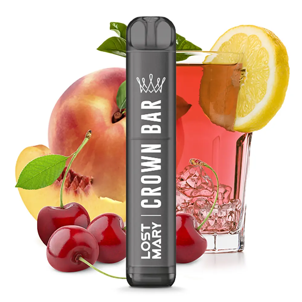 Crown Bar Cherry Peach Lemonade 20mg by Al Fakher X Lost Mary Einweg E-Zigarette STEUERWARE