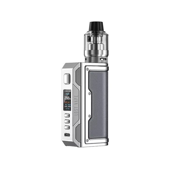 Lost Vape Thelema Quest Kit Silver Calf Leather