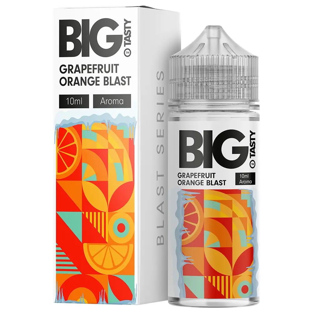 Big Tasty Longfill - Grapefruit Orange Blast - 10ml in 120ml Flasche STEUERWARE