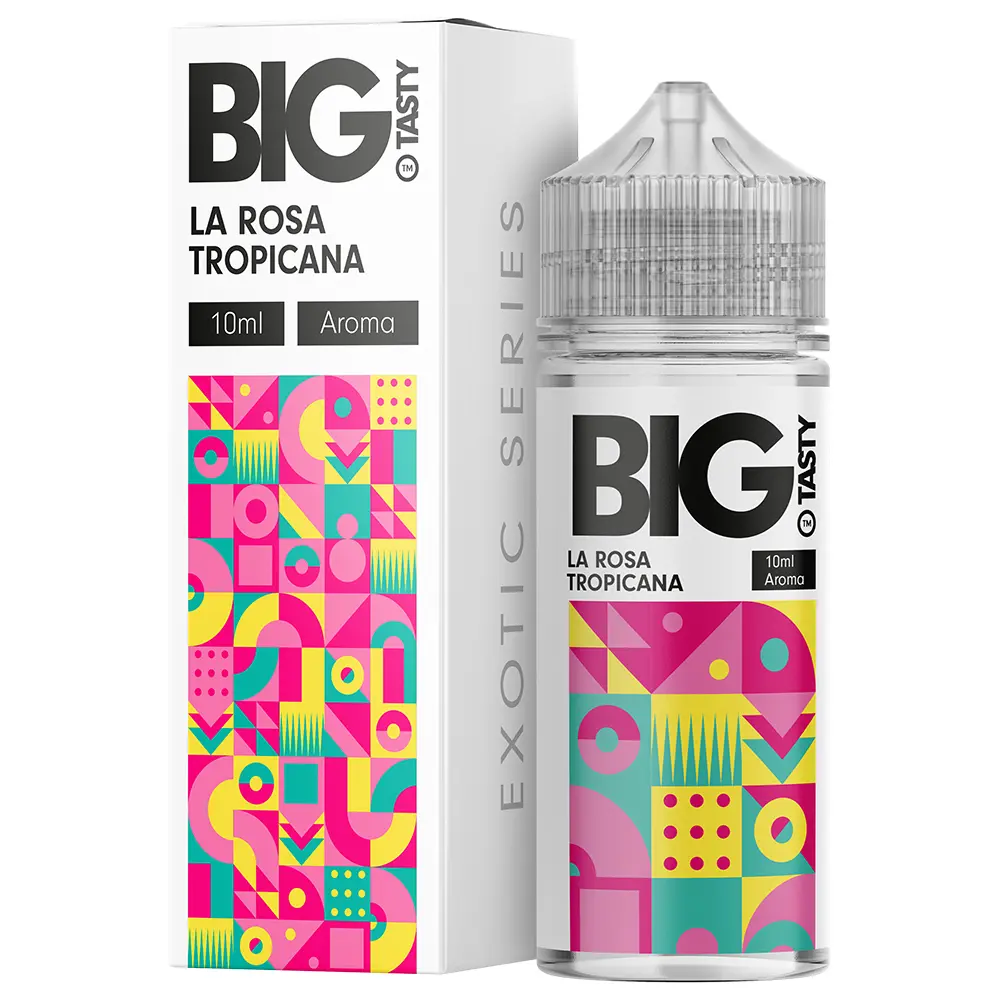 Big Tasty Longfill - La Rosa Tropicana - 10ml in 120ml Flasche STEUERWARE