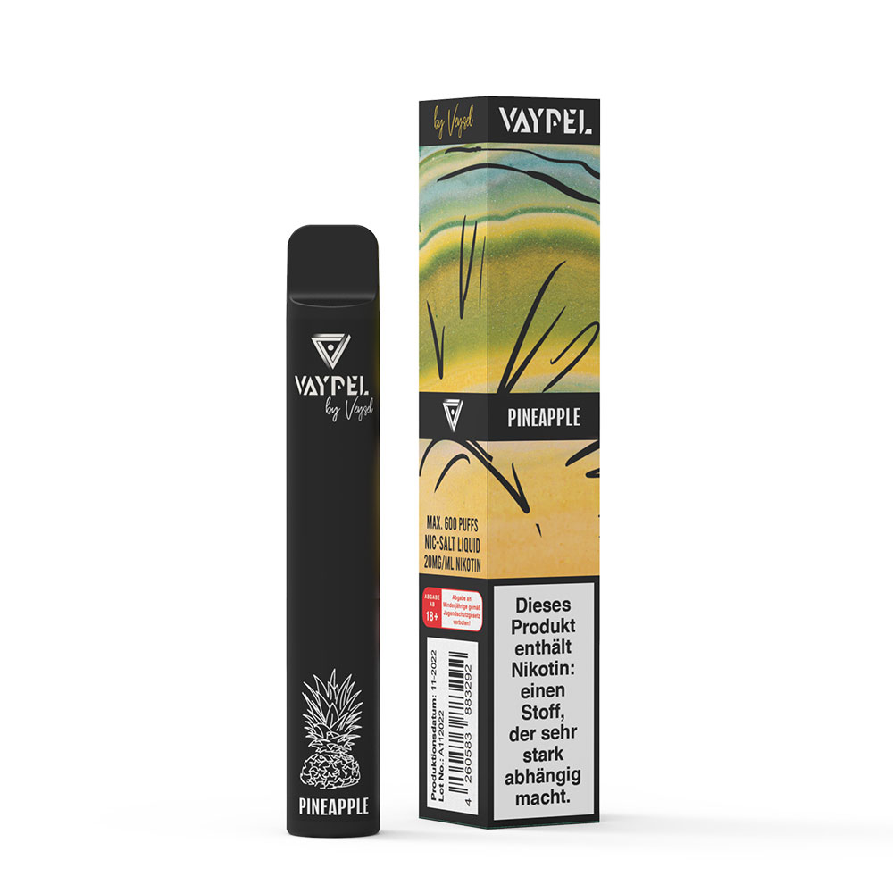 Vaypel Pineapple 20mg Einweg E-Zigarette STEUERWARE