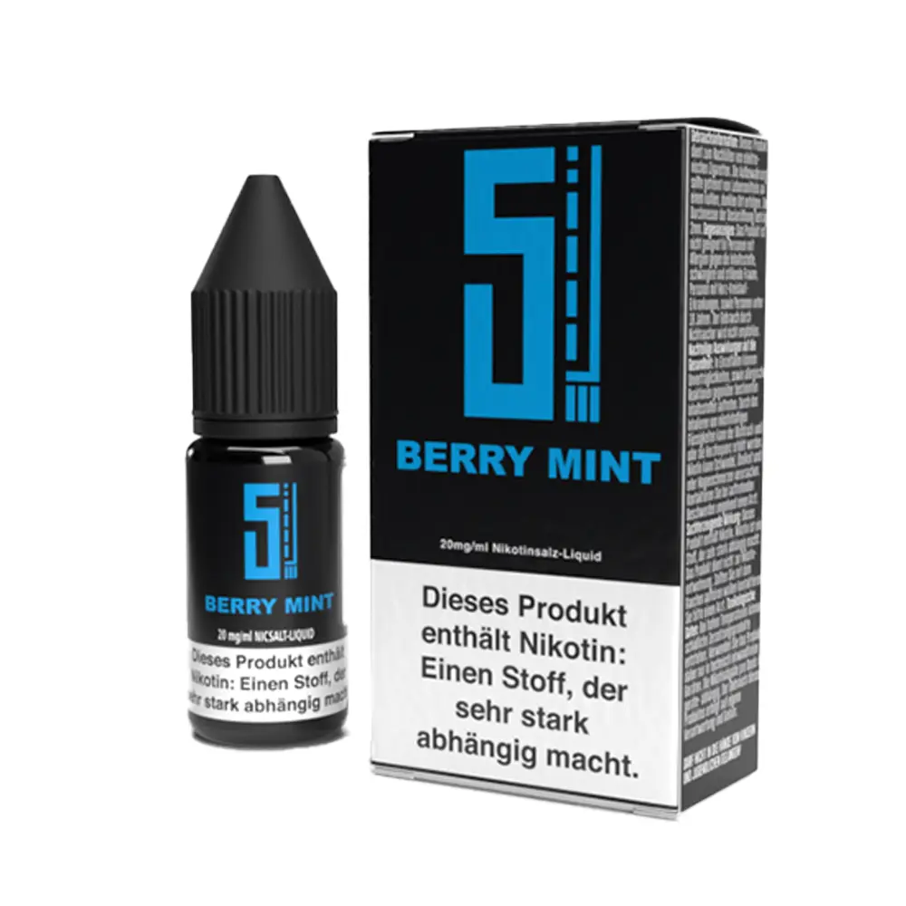 5EL Berry Mint 10ml Nikotinsalzliquid 20mg STEUERWARE