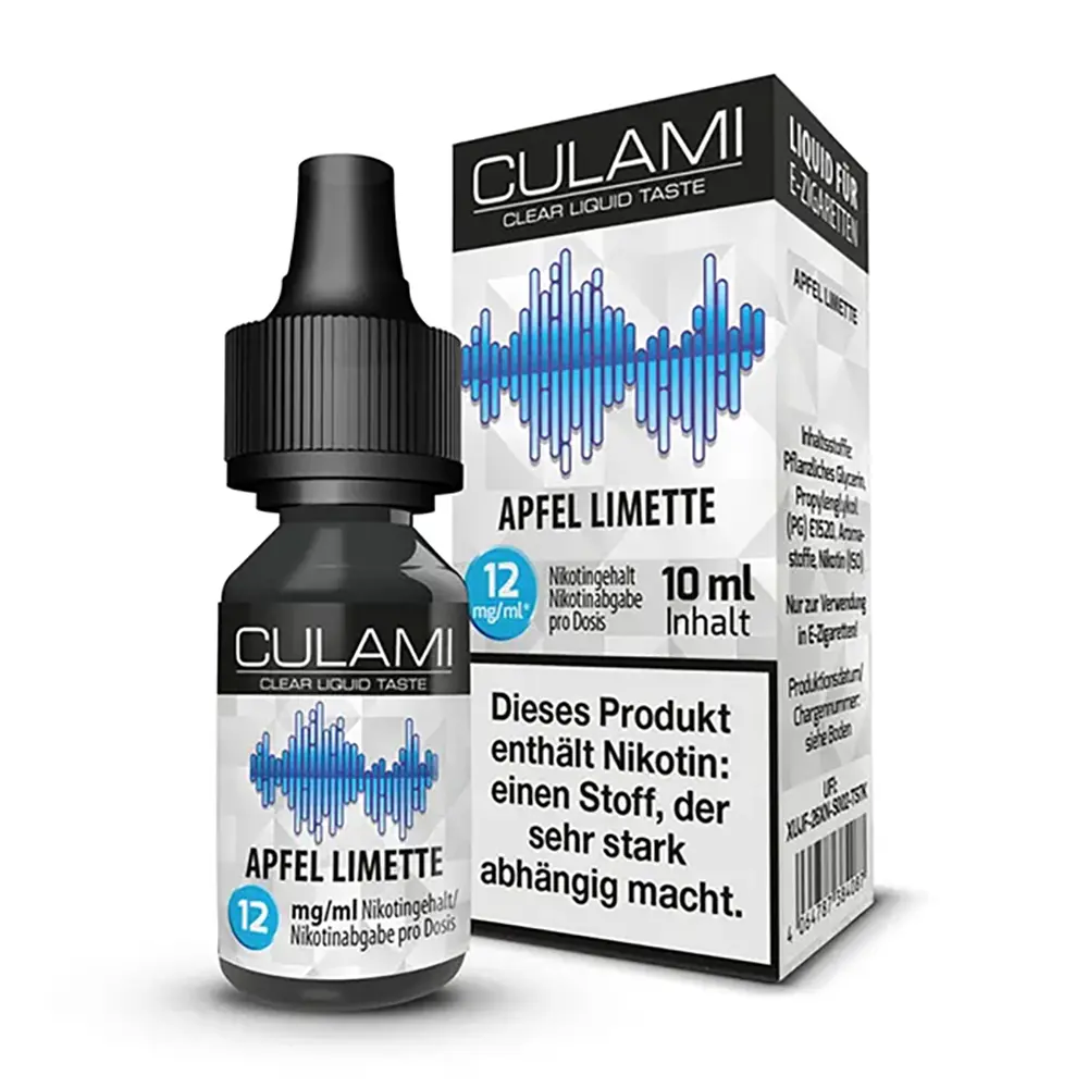 CULAMI Apfel Limette 12mg 10ml Liquid STEUERWARE