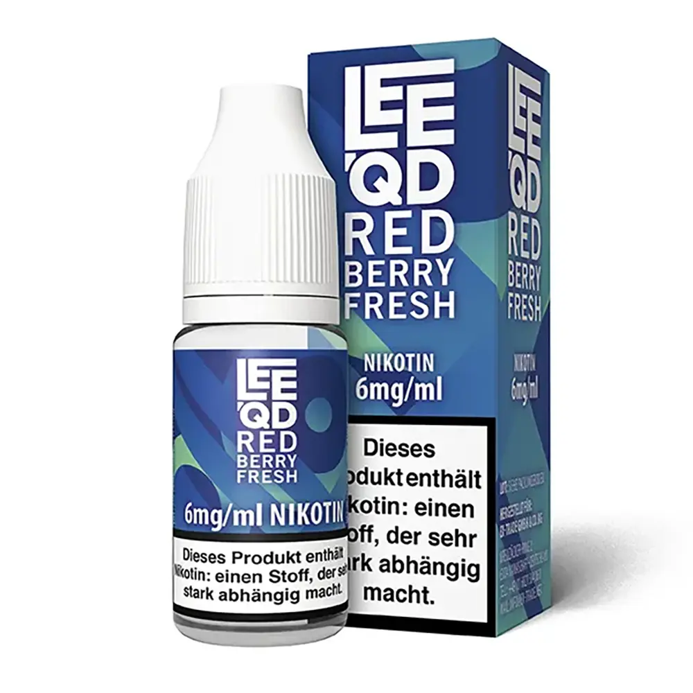 LEEQD Fresh Red Berry Fresh 10ml 6mg Liquid STEUERWARE