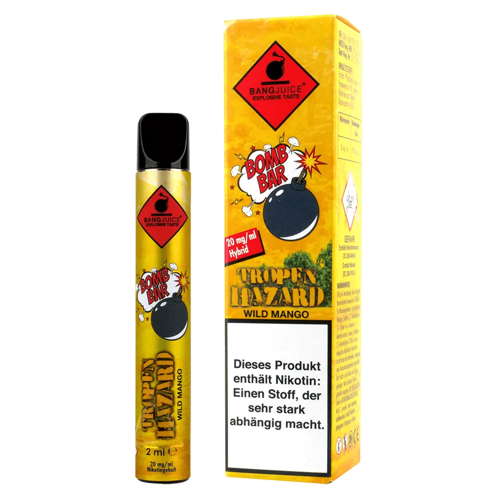 Bang Juice Bomb Bar Tropenhazard Wild Mango Nic Salt 20mg