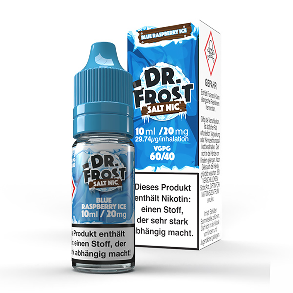 Dr. Frost Blue Raspberry Ice Nic Salt 20mg STEUERWARE