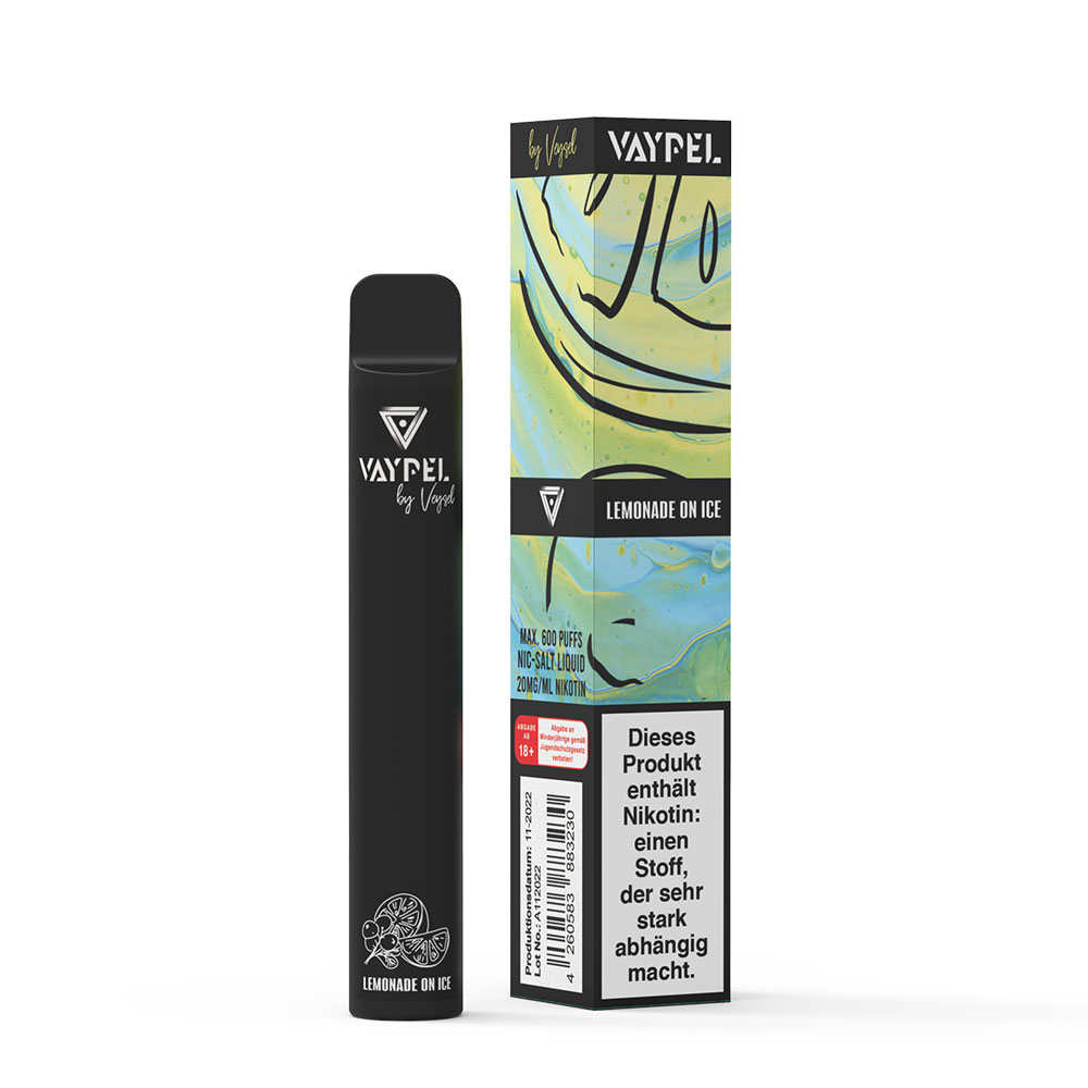 Vaypel French Lemonade 20mg Einweg E-Zigarette STEUERWARE