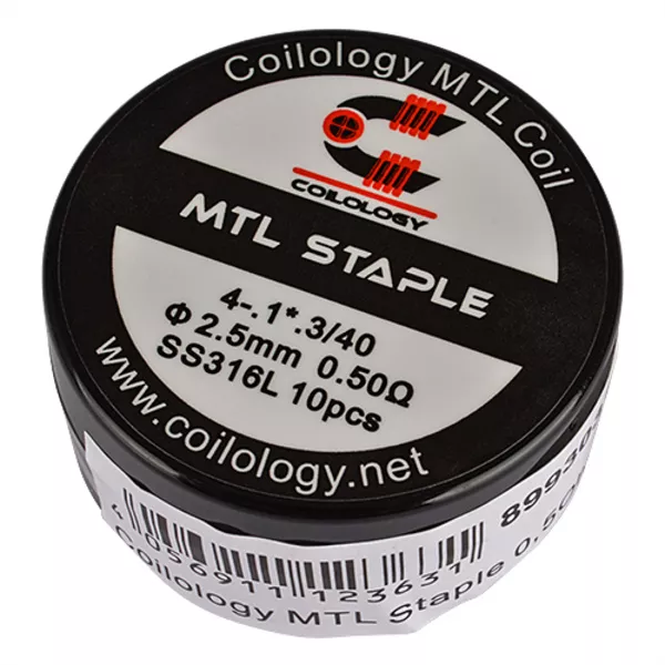 Coilology MTL Staple 0,5Ohm Edelstahl (10Stk./VE)