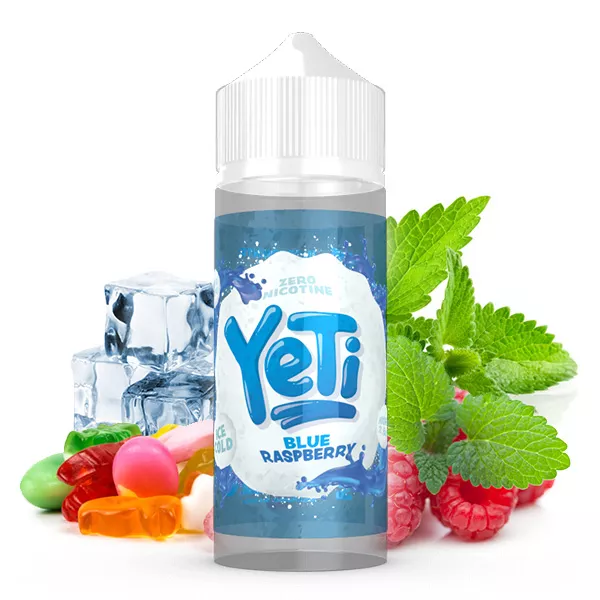 Yeti Blue Raspberry 100ml in 120ml Flasche