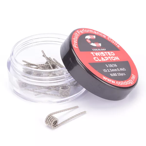 Coilology Twisted Clapton 0,46Ohm Nichrome (10Stk./VE)