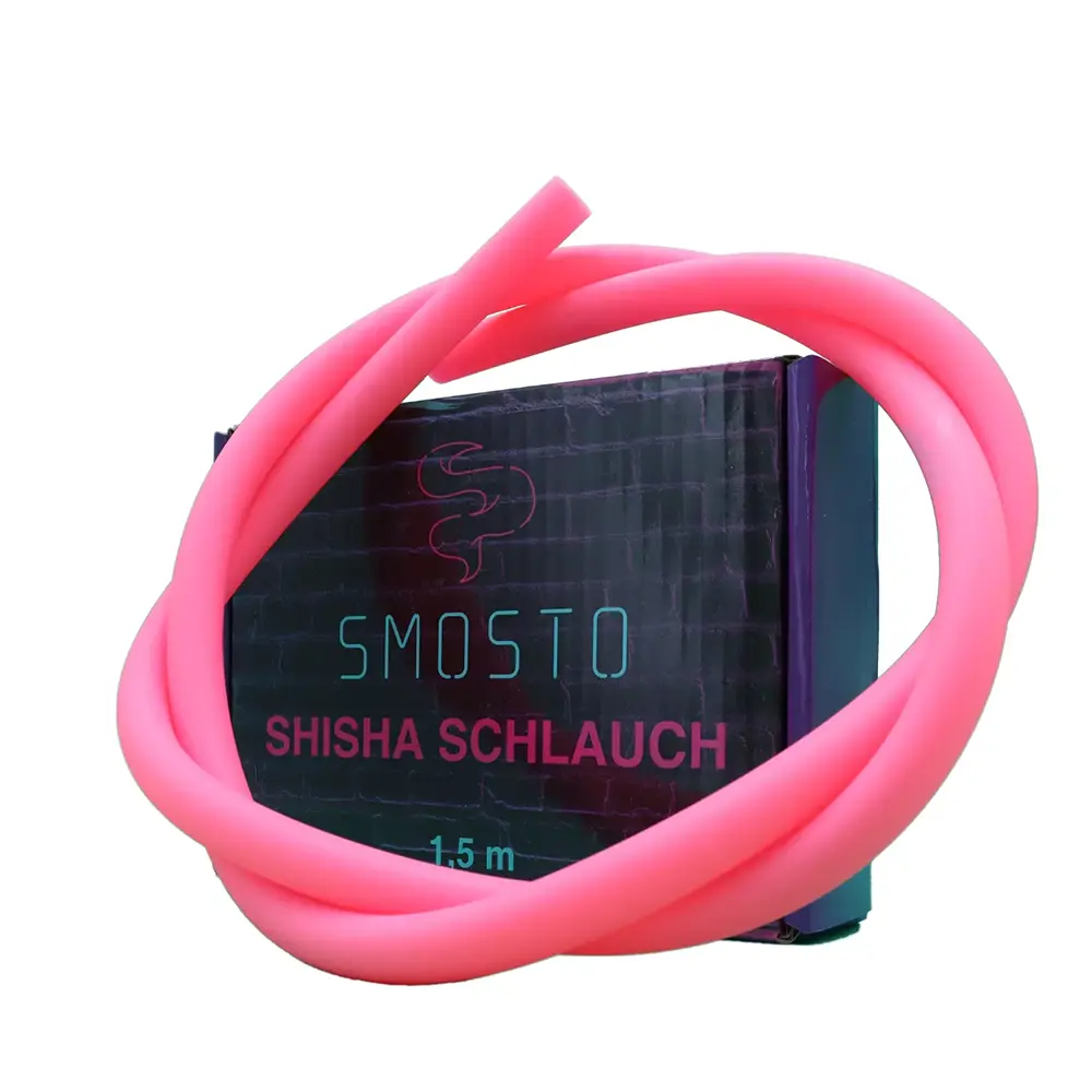 Smosto Shisha Schlauch Pink 1,50 Meter