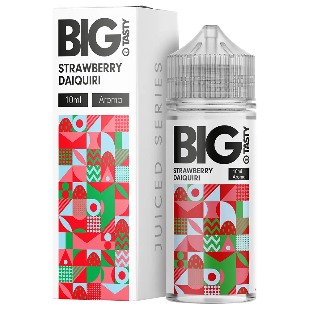 Big Tasty Longfill - Strawberry Daiquiri - 10ml in 120ml Flasche STEUERWARE