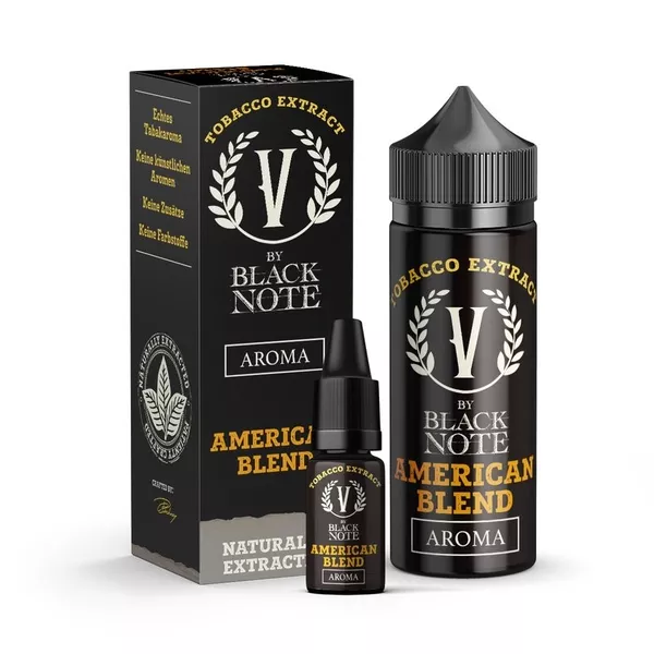 V by Black Note American Blend 10ml Aroma in 100ml Flasche